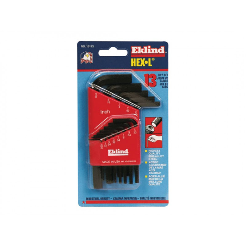 REK10113 Imperial Short Handle Hex L-Key Set, 13 Piece REK10113 Imperial Short Handle Hex L-Key Set, 13 Piece