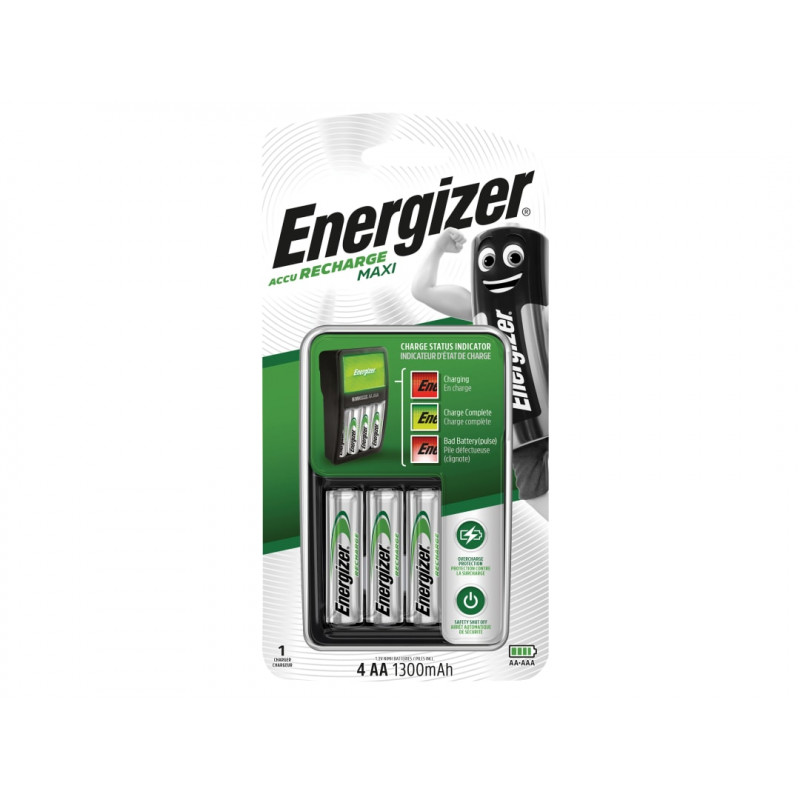 Maxi Charger plus 4 x AA 1300 mAh Batteries Maxi Charger plus 4 x AA 1300 mAh Batteries