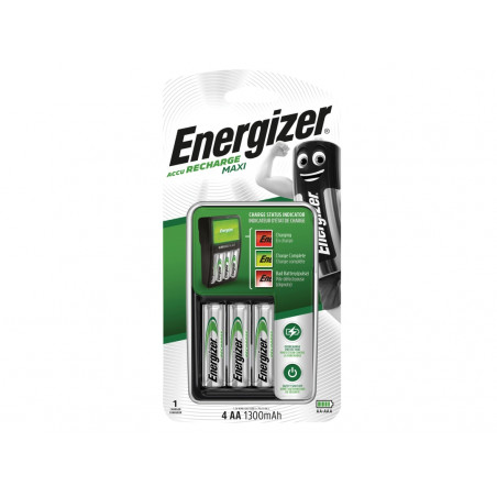 Maxi Charger plus 4 x AA 1300 mAh Batteries