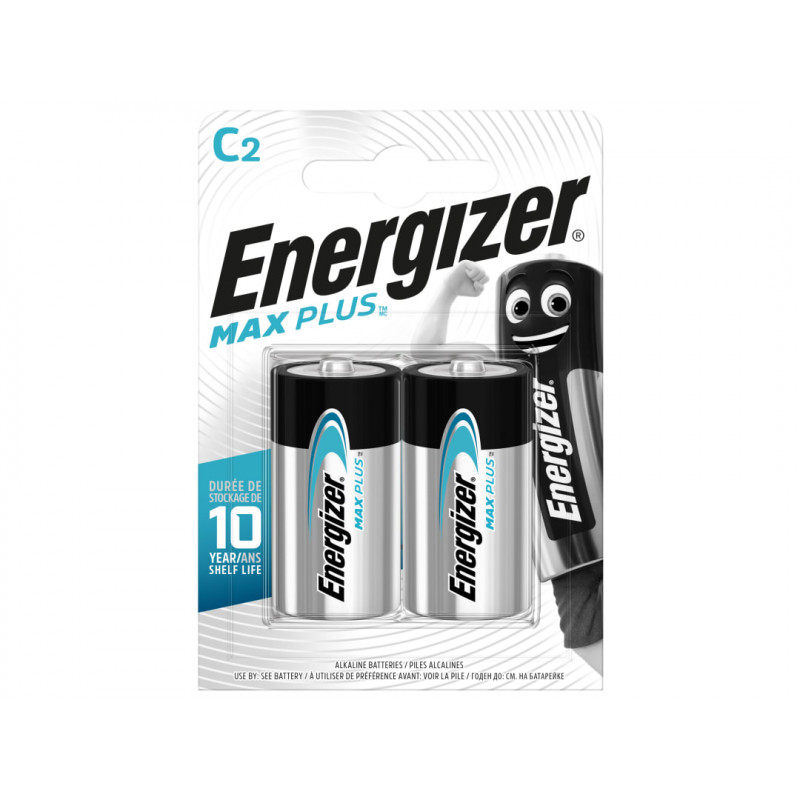 MAX PLUS™ C Alkaline Batteries (Pack 2)