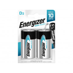 MAX PLUS™ D Alkaline Batteries (Pack 2)