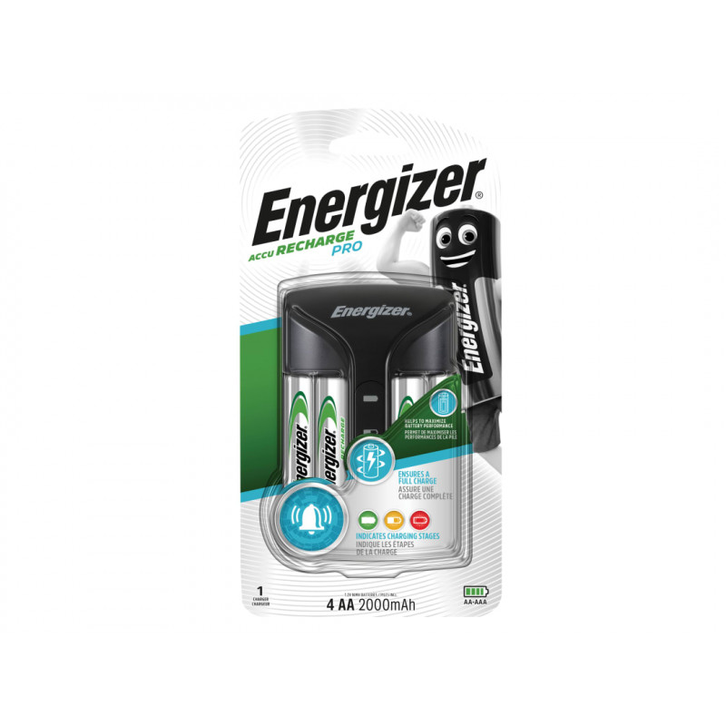Pro Charger plus 4 x AA 2000 mAh Batteries Pro Charger plus 4 x AA 2000 mAh Batteries