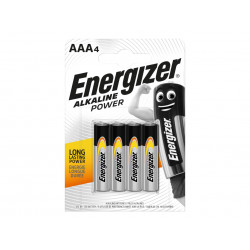AAA Cell Alkaline Power Batteries (Pack 4)