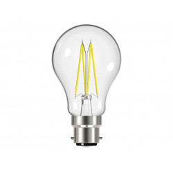 LED BC (B22) GLS Filament Dimmable Bulb, Warm White 806 lm 7.2W