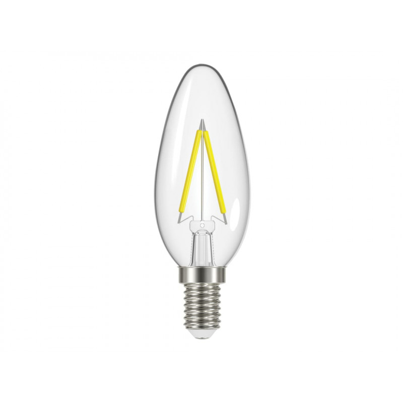 LED SES (E14) Candle Filament Dimmable Bulb, Warm White 470 lm 4.8W LED SES (E14) Candle Filament Dimmable Bulb, Warm White 470 lm 4.8W