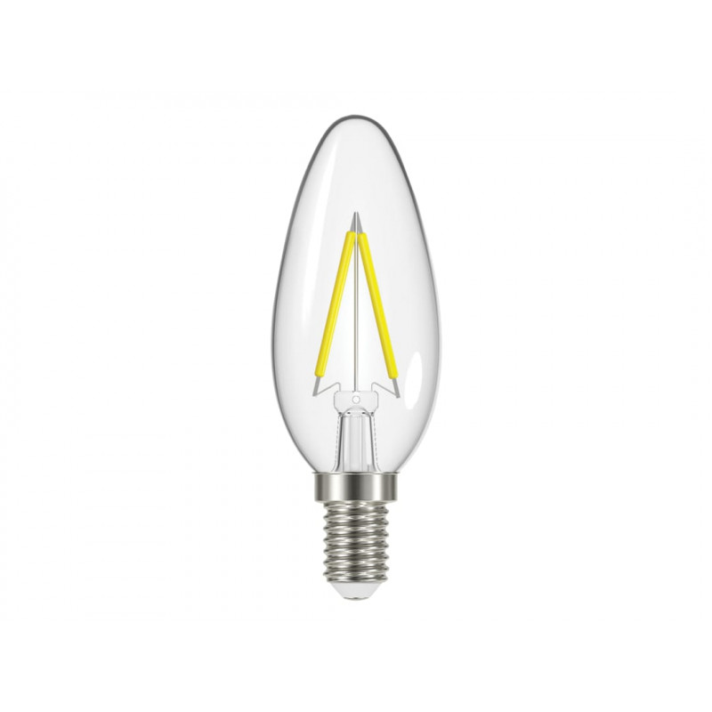 LED SES (E14) Candle Filament Non-Dimmable Bulb, Warm White 470 lm 4W LED SES (E14) Candle Filament Non-Dimmable Bulb, Warm White 470 lm 4W