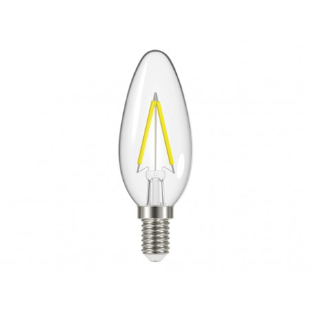 LED SES (E14) Candle Filament Non-Dimmable Bulb, Warm White 470 lm 4W