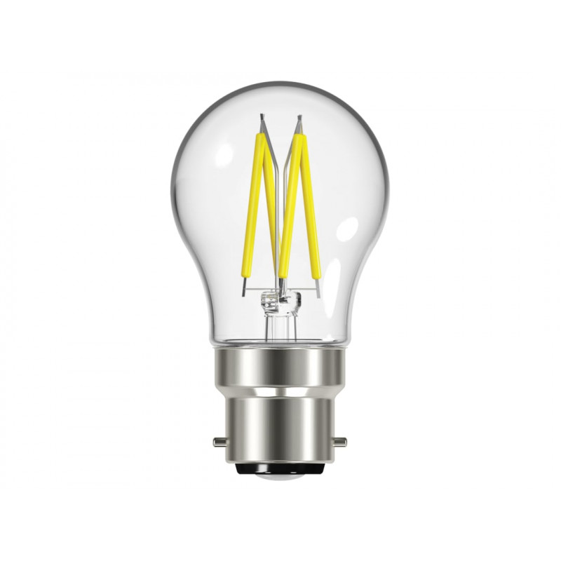 LED BC (B22) Golf Filament Non-Dimmable Bulb, Warm White 470 lm 4W LED BC (B22) Golf Filament Non-Dimmable Bulb, Warm White 470 lm 4W