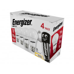 LED BC (B22) Opal GLS Non-Dimmable Bulb, Warm White 1521 lm 13.2W (Pack 4)