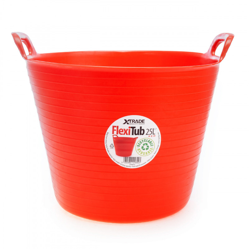 XTrade X0900102 Red Flexi-Tub 25L XTrade X0900102 Red Flexi-Tub 25L