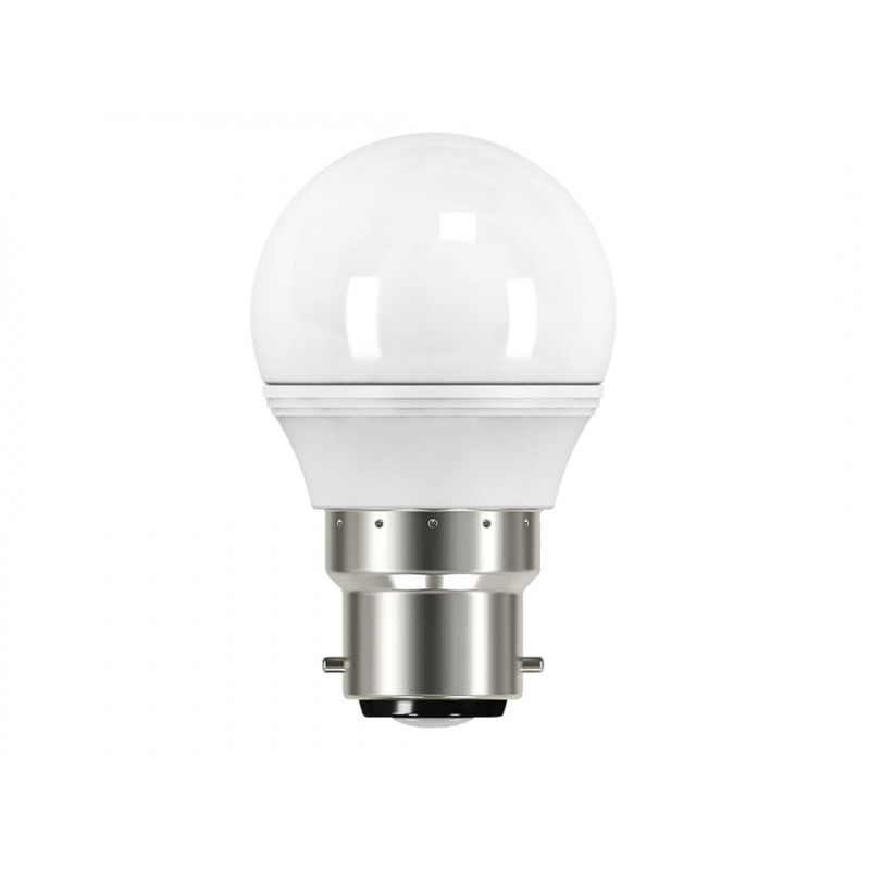 LED BC (B22) Opal Golf Non-Dimmable Bulb, Warm White 470 lm 5.2W LED BC (B22) Opal Golf Non-Dimmable Bulb, Warm White 470 lm 5.2W