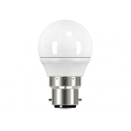 LED BC (B22) Opal Golf Non-Dimmable Bulb, Warm White 470 lm 5.2W