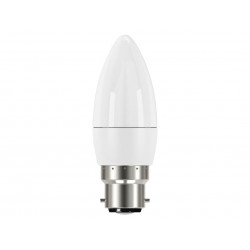 LED BC (B22) Opal Candle Non-Dimmable Bulb, Warm White 250 lm 3.3W