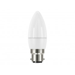 LED BC (B22) Opal Candle Non-Dimmable Bulb, Warm White 470 lm 5.2W
