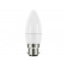 LED BC (B22) Opal Candle Non-Dimmable Bulb, Warm White 470 lm 5.2W
