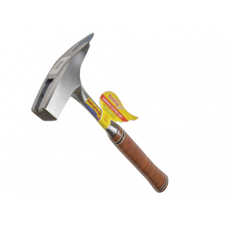 E239MM Roofer's Pick Hammer Leather Grip - Milled Face