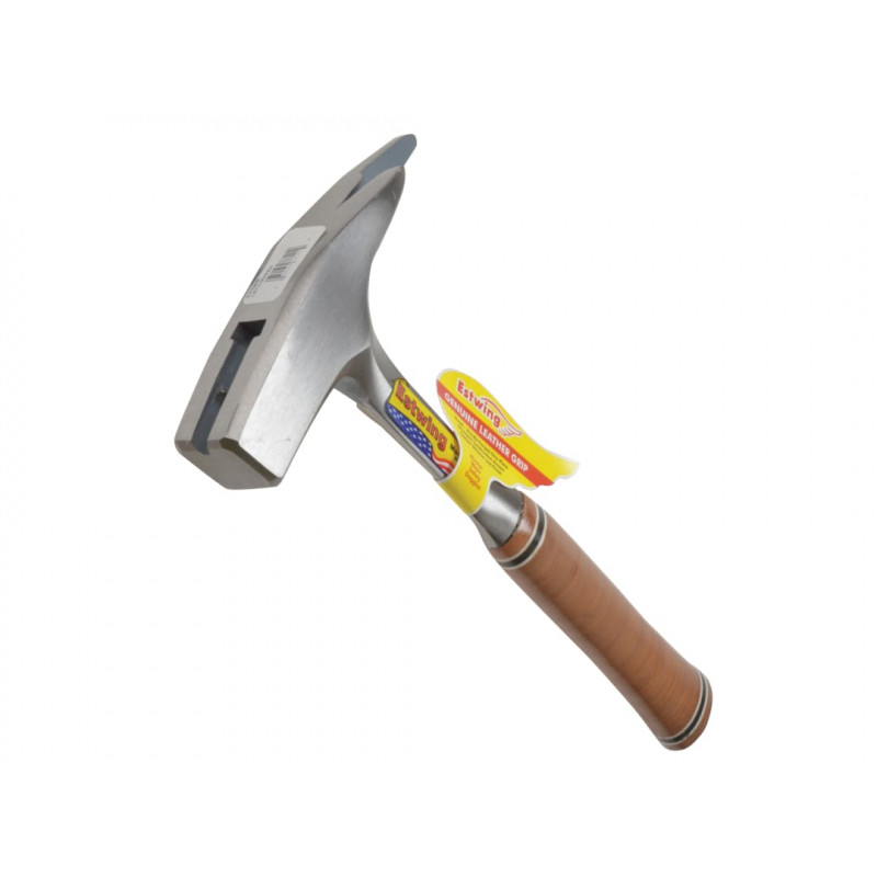 E239MS Roofer's Pick Hammer Leather Grip - Smooth Face E239MS Roofer's Pick Hammer Leather Grip - Smooth Face