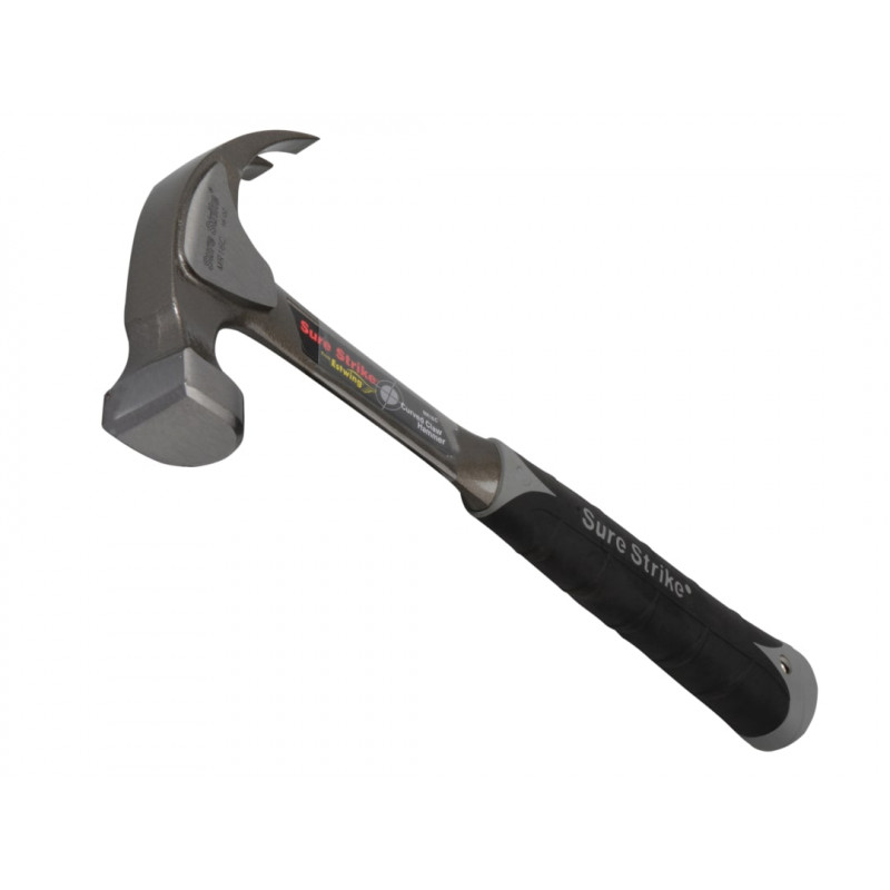 EMR16C Sure Strike All Steel Curved Claw Hammer 450g (16oz) EMR16C Sure Strike All Steel Curved Claw Hammer 450g (16oz)