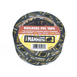 Builder's PVC Tape 50mm x 33m Black