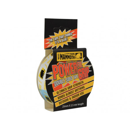 Powerful Grip Double-Sided Tape 25mm x 2.5m