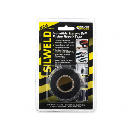 Silweld Tape 3m Black