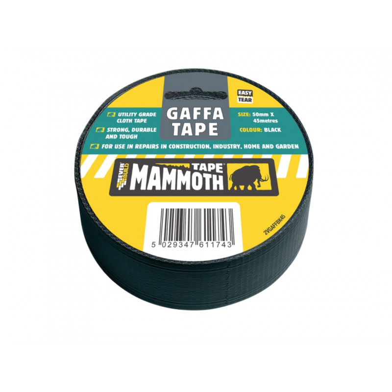 Gaffa Tape 50mm x 45m Black Gaffa Tape 50mm x 45m Black
