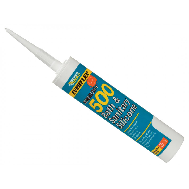 500 Bath & Sanitary Silicone Sealant Sandstone 290ml 500 Bath & Sanitary Silicone Sealant Sandstone 290ml