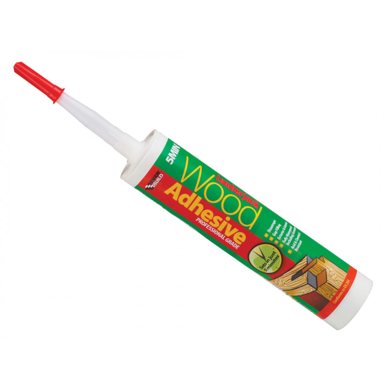 Lumberjack 5min Polyurethane Wood Adhesive Gel 310ml Lumberjack 5min Polyurethane Wood Adhesive Gel 310ml