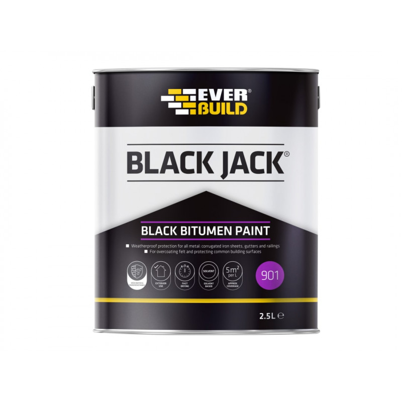 Black Jack® 901 Black Bitumen Paint 2.5 litre