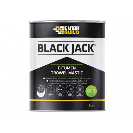 Black Jack® 903 Bitumen Trowel Mastic 1 litre