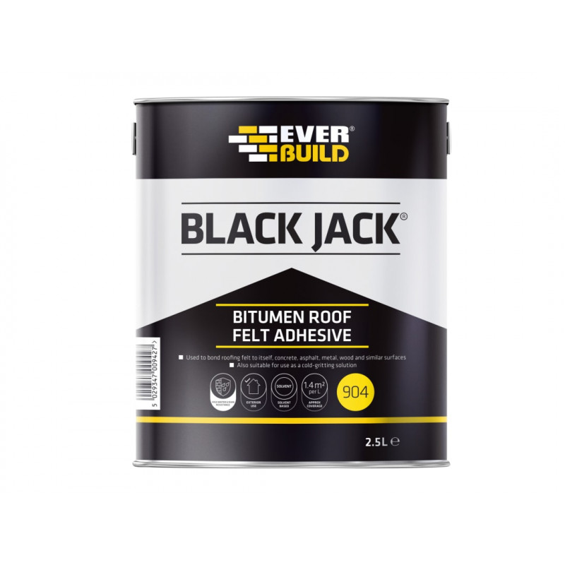Black Jack® 904 Bitumen Roof Felt Adhesive 2.5 litre