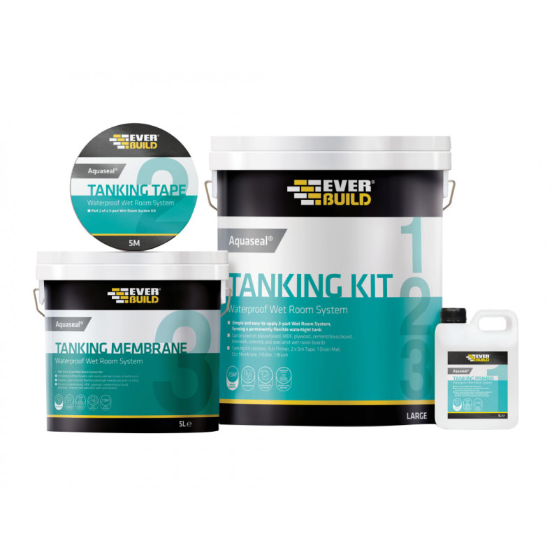Aquaseal Wet Room System Kit 4.5m² Aquaseal Wet Room System Kit 4.5m²