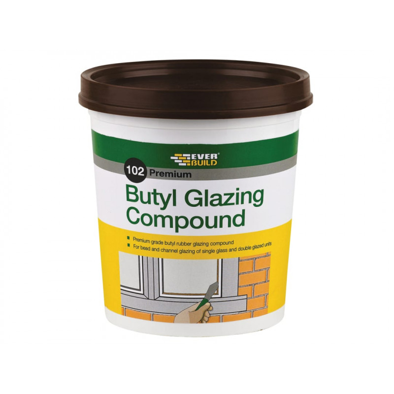 102 Butyl Glazing Compound Brown 2kg 102 Butyl Glazing Compound Brown 2kg