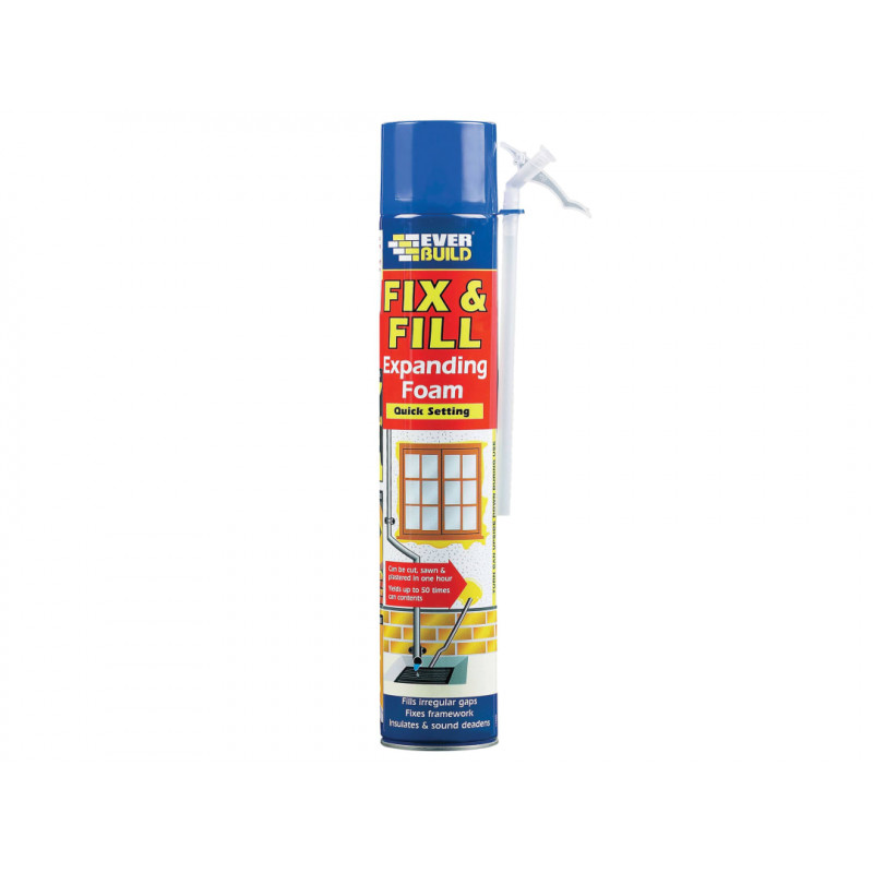 Fix & Fill Expanding Foam Filler 750ml Fix & Fill Expanding Foam Filler 750ml