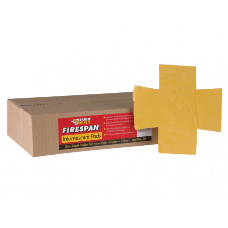 Firespan Intumescent Double Socket Pad (Box 20)