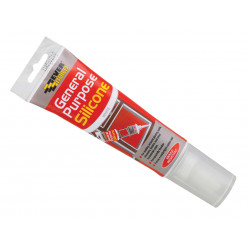 General Purpose Easi Squeeze Silicone Sealant Clear 80ml