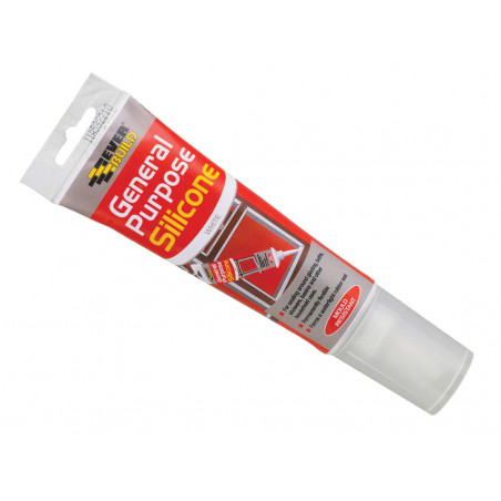 General Purpose Easi Squeeze Silicone Sealant Clear 80ml