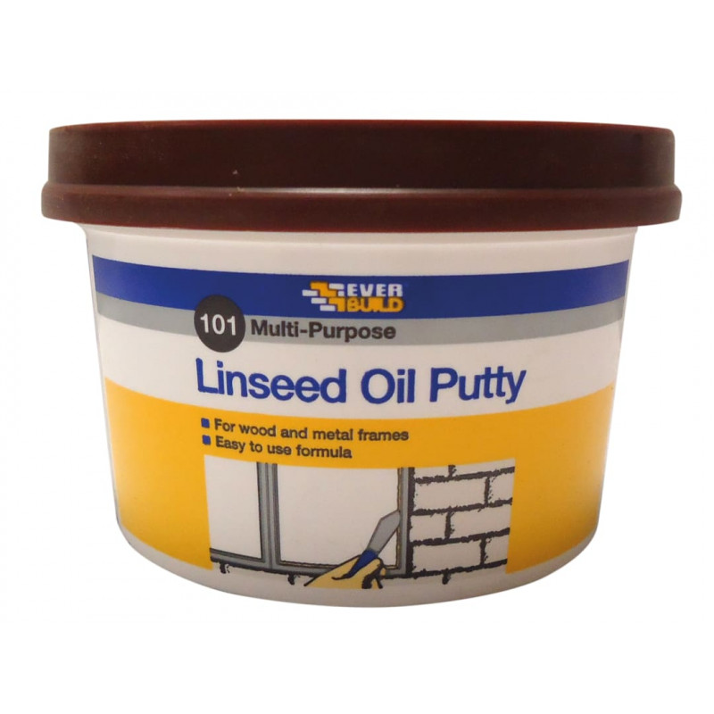 101 Multi-Purpose Linseed Oil Putty Brown 500g 101 Multi-Purpose Linseed Oil Putty Brown 500g