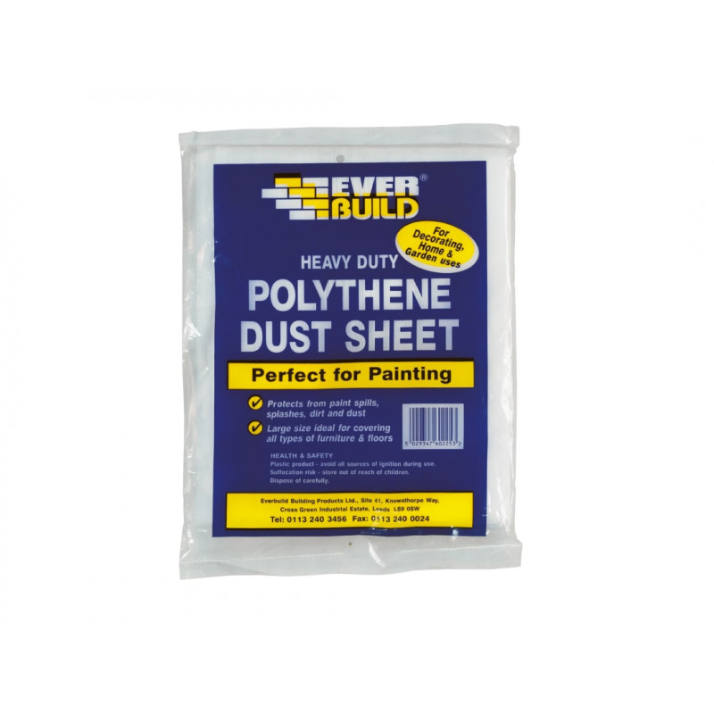 Polythene Dust Sheet 3.6 x 2.7m Polythene Dust Sheet 3.6 x 2.7m