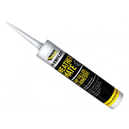 Weather Mate Multi-Use Gap Filler & Adhesive Black 295ml
