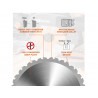 Multi-Material Mitre Saw Blade 185 x 20mm x 20T