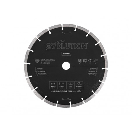 General Purpose Diamond Blade 255 x 22.2mm