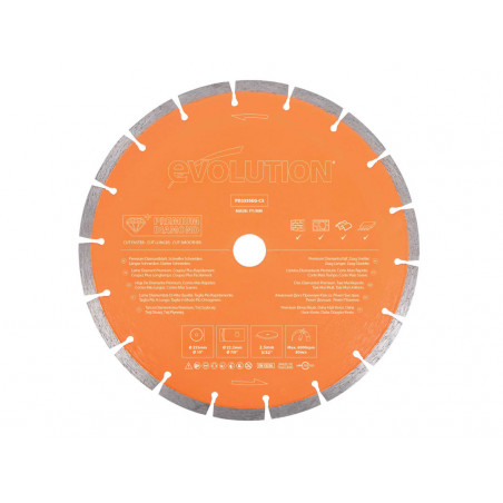 Premium Diamond Disc Cutter Blade 255 x 22.2mm