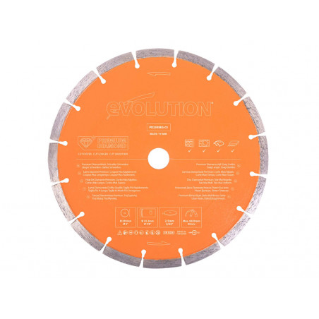 Premium Diamond Disc Cutter Blade 230 x 22.2mm