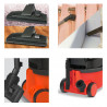Numatic Henry HVR160 Compact Bagged Cylinder Vacuum Cleaner in Red / Black (240V)