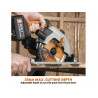 R165CCS-Li EXT Circular Saw 18V 1 x 4.0Ah Li-ion