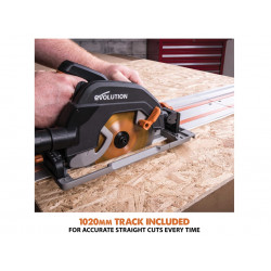 R185CCSX Circular Track Saw Kit 185mm 1600W 110V