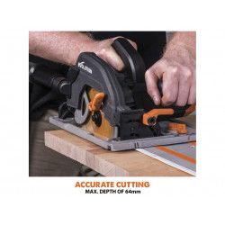R185CCSX Circular Track Saw Kit 185mm 1600W 110V
