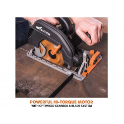 R185CCSX Circular Track Saw Kit 185mm 1600W 110V