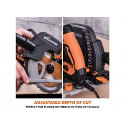 R185CCSX Circular Track Saw Kit 185mm 1600W 110V